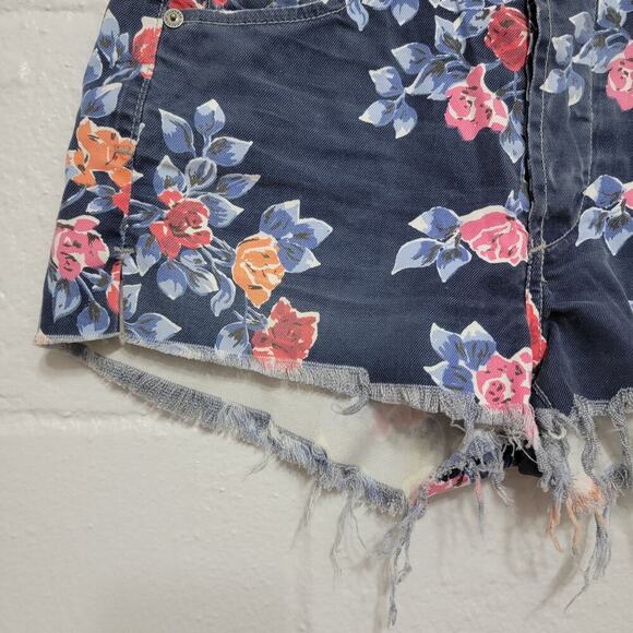 Citizens of Humanity X Jerome Daman Floral Jean Shorts 25 - Picture 6 of 11
